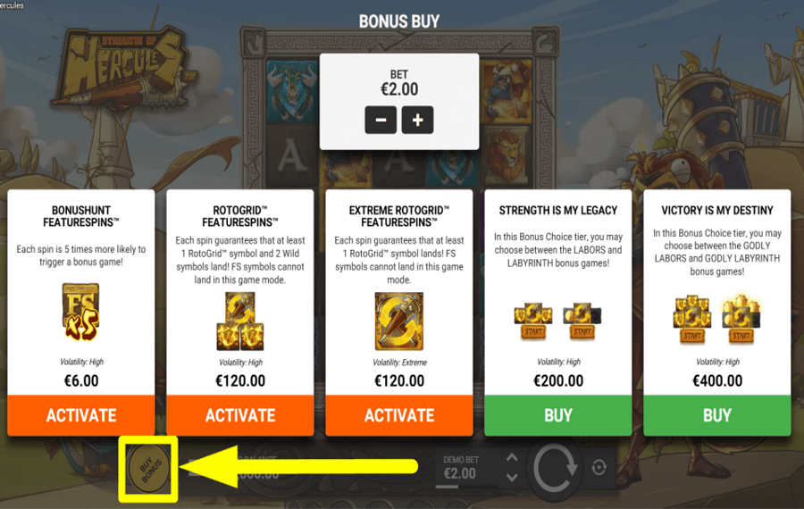 Strength of Hercules ACQUISTA I BONUS.