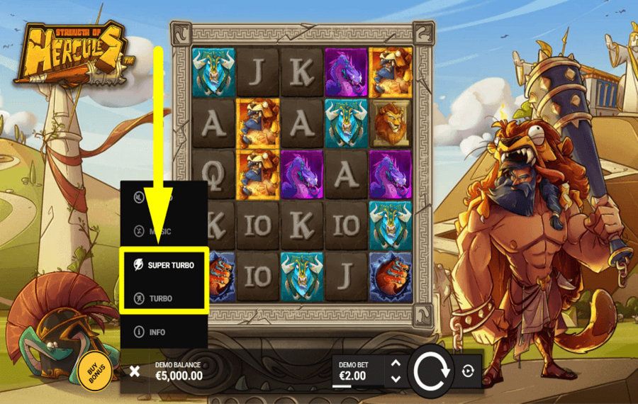 Strength of Hercules ACCELERA IL GIOCO.