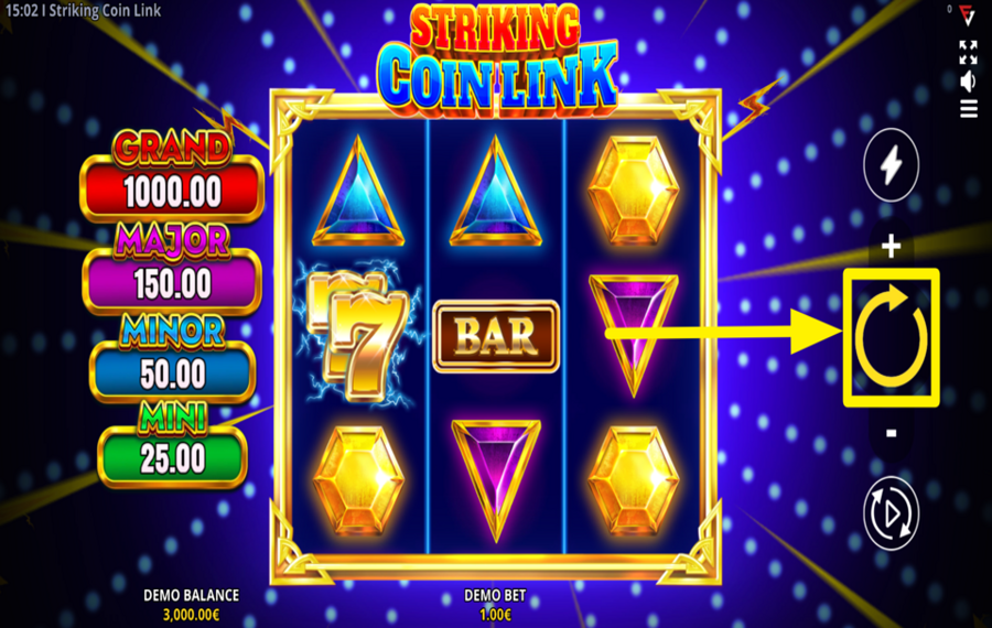 Striking Coin Link ENTER THE ACTION!