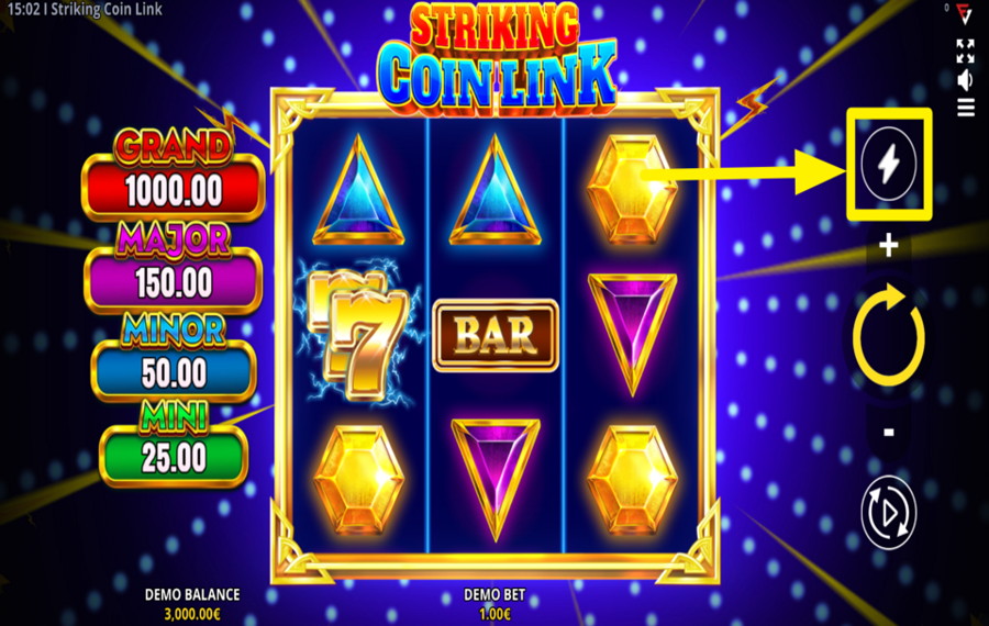 Striking Coin Link AMP UP THE GAME.