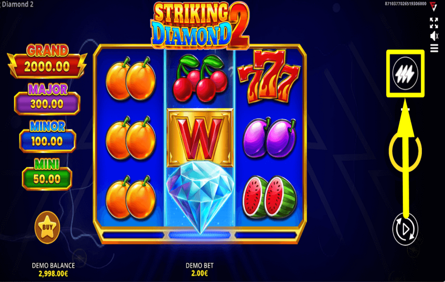 Striking Diamond 2 Running Wins ACCÉLÉREZ LE RYTHME.