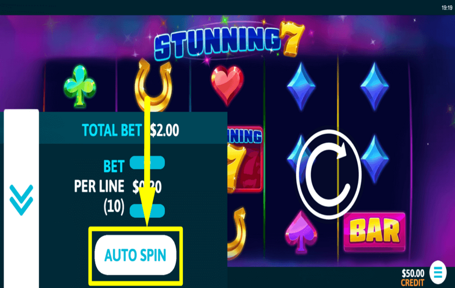 Stunning 7 AUTOPLAY VERWENDEN.