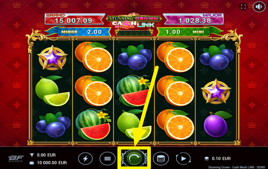 Stunning Crown Cash Mesh LINK GIRA PER LA VITTORIA!