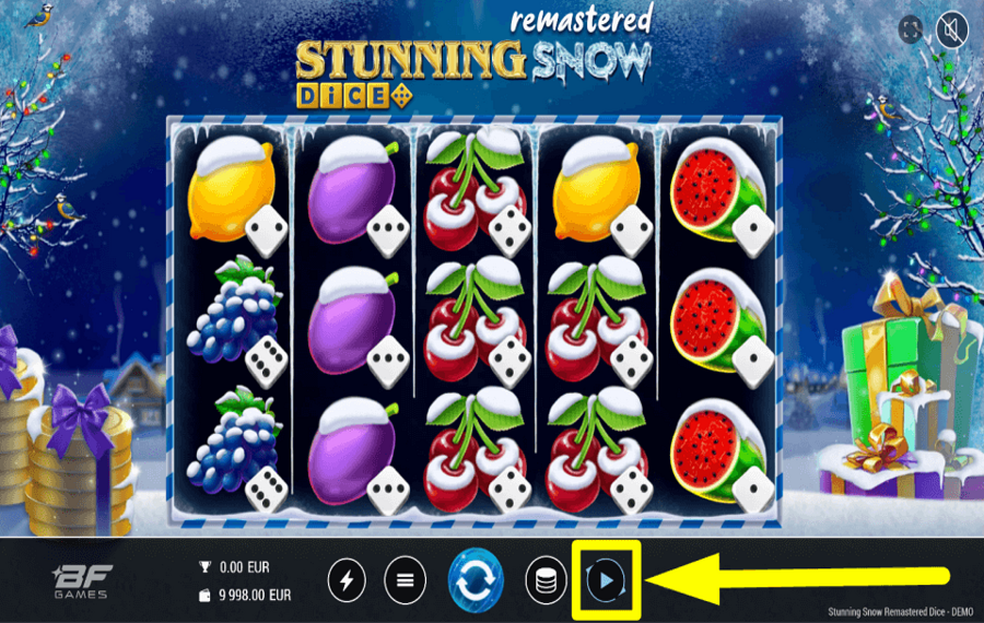 Stunning Snow Remastered Dice ИСПОЛЬЗУЙТЕ АВТОВОСПРОИЗВЕДЕНИЕ.