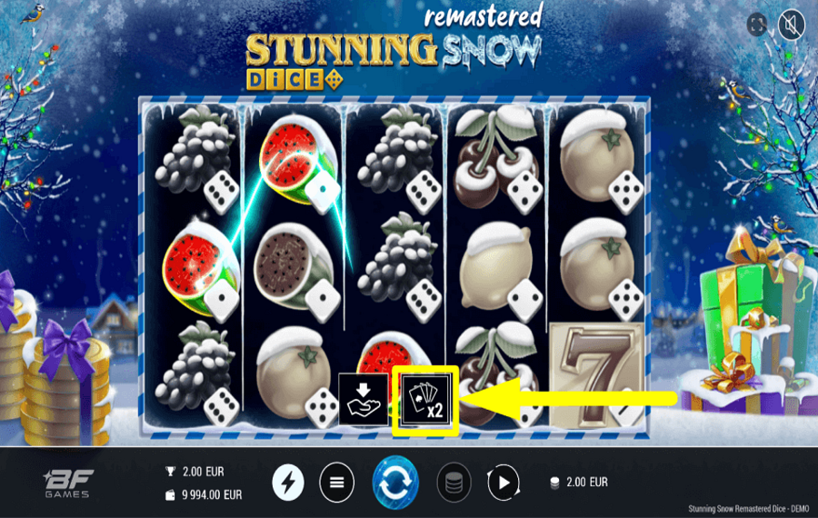 Stunning Snow Remastered Dice УДВОИТЕ СВОИ НАГРАДЫ.