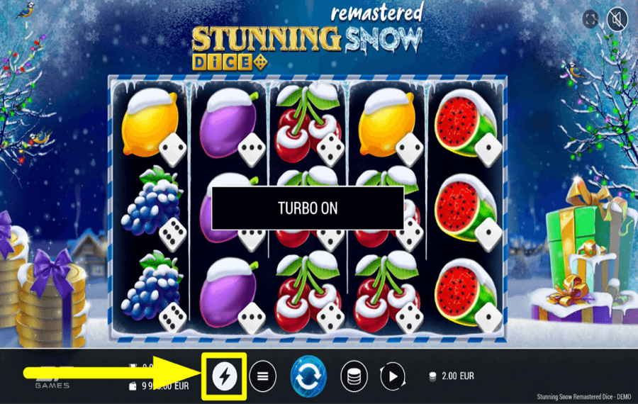Stunning Snow Remastered Dice ВКЛЮЧИТЬ РЕЖИМ ТУРБО.