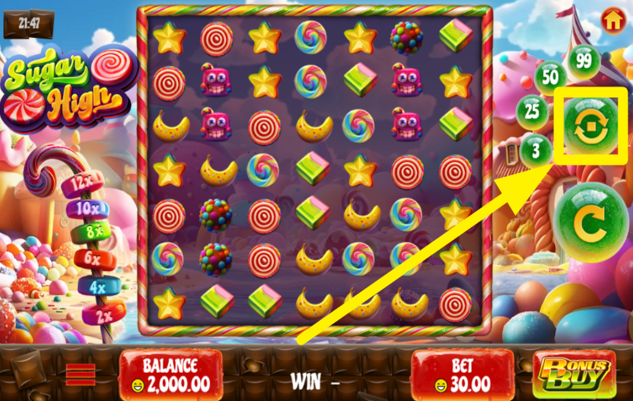 Sugar High ВКЛЮЧИТЕ АВТОМАТИЧЕСКИЙ ВОСПРОИЗВЕДЕНИЕ.