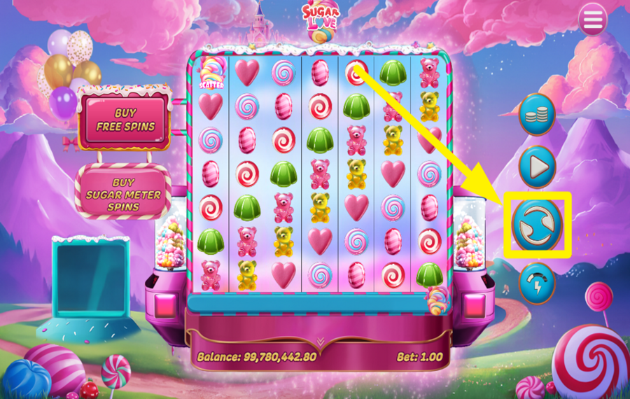 Sugar Love ВРАЩАЙТЕСЬ, ЧТОБЫ ВЫИГРАТЬ.