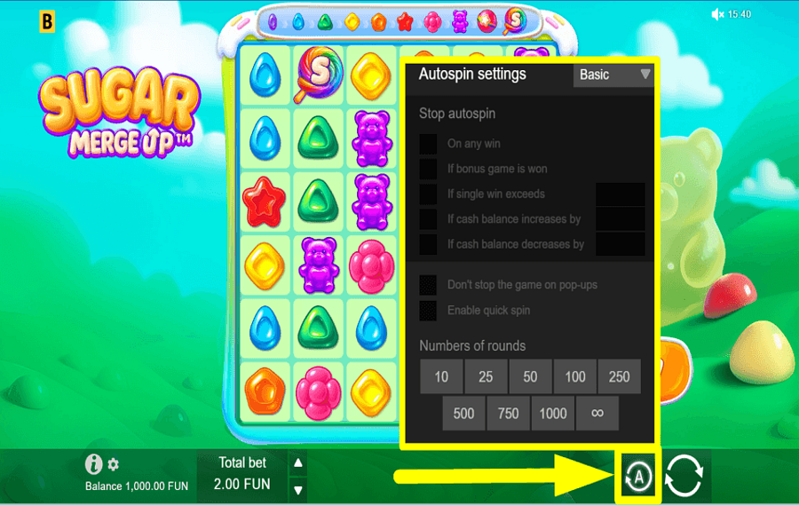 Sugar Merge Up CONTINUA AUTOMATICAMENTE.