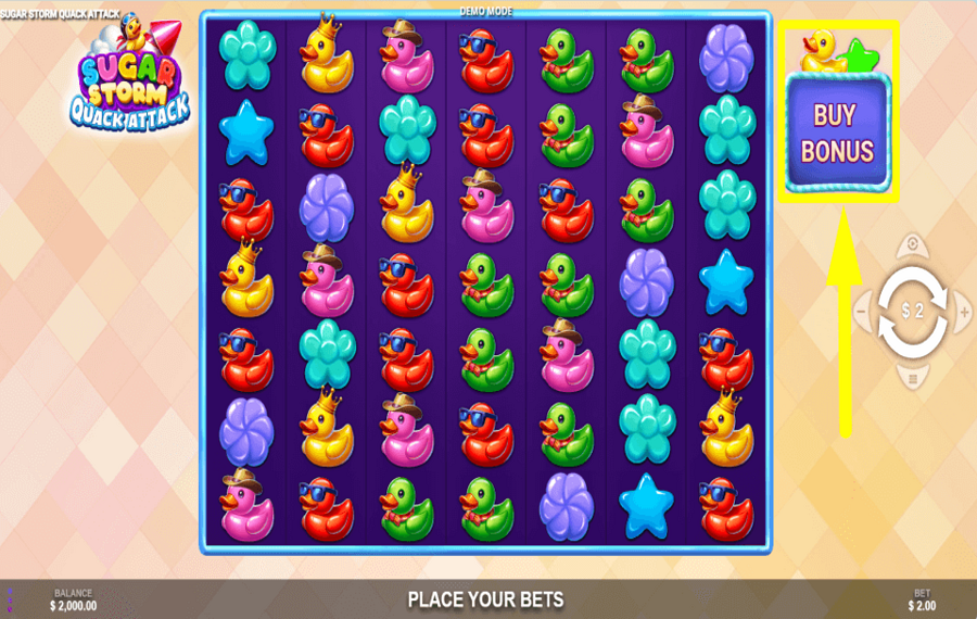 Sugar Storm Quack Attack SEIZE THE BONUS.