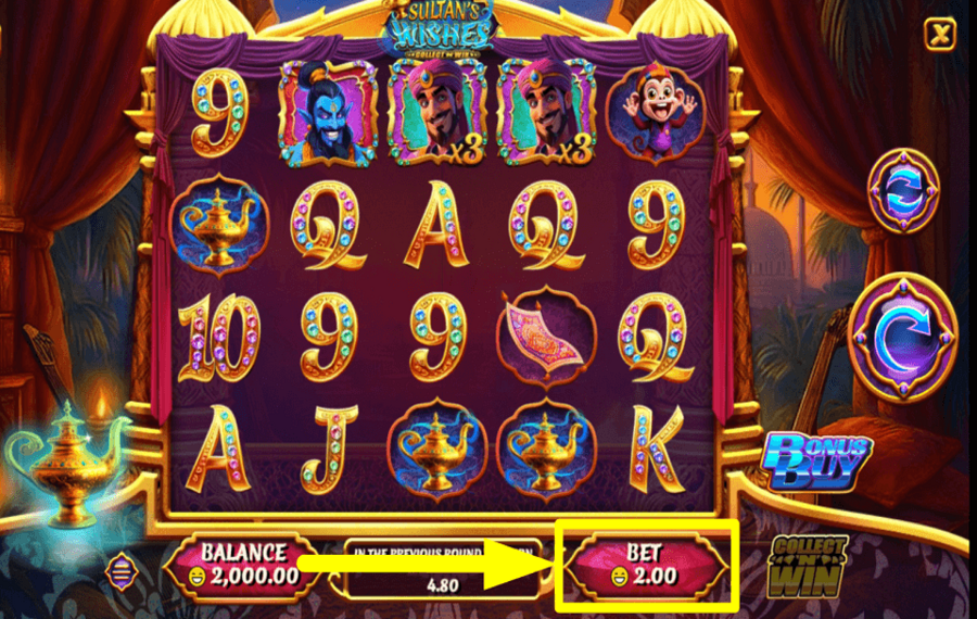 Sultans Wishes Collect N Win PIAZZA LA SCOMMESSA.