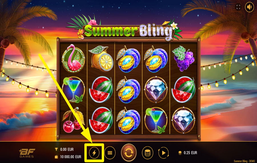 Summer Bling ERHÖHEN SIE DAS TEMPO.