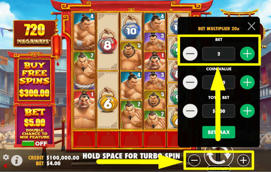 Sumo Supreme Megaways PLAN YOUR WAGER.