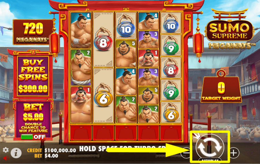 Sumo Supreme Megaways PLAY THE GAME.