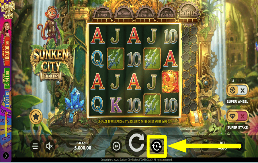 Sunken City Riches ВКЛЮЧИТЬ АВТОВОСПРОИЗВЕДЕНИЕ.