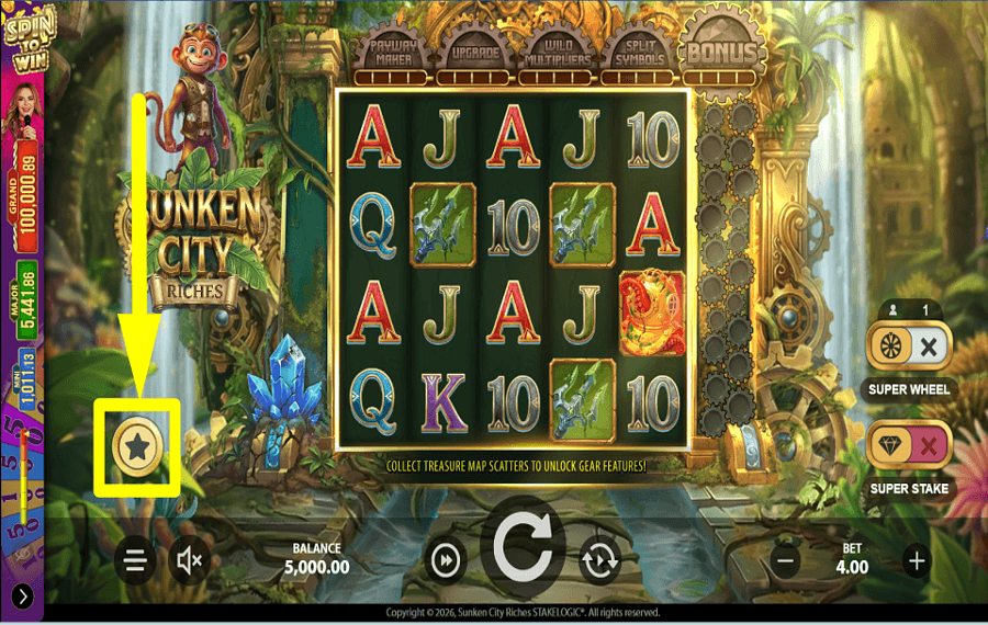 Sunken City Riches ПОЛУЧИТЕ ДОПОЛНИТЕЛЬНЫЕ ХОДЫ.