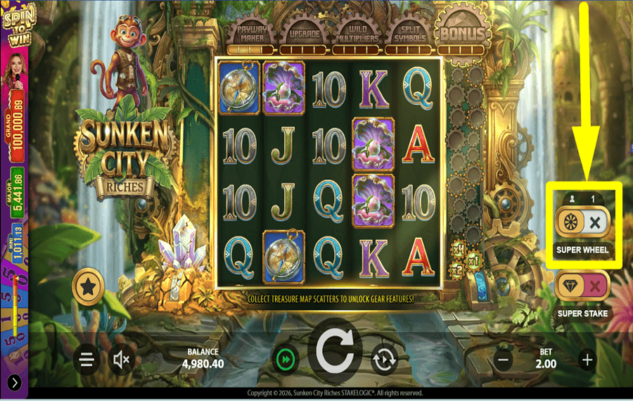 Sunken City Riches НАЗНАЧИТЬ АНТЕ-СТАВКУ.
