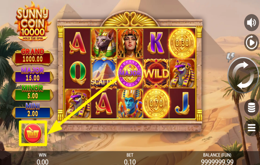 Sunny Coin 10000 ¡ELIGE ALGUNOS GIROS EXTRA!