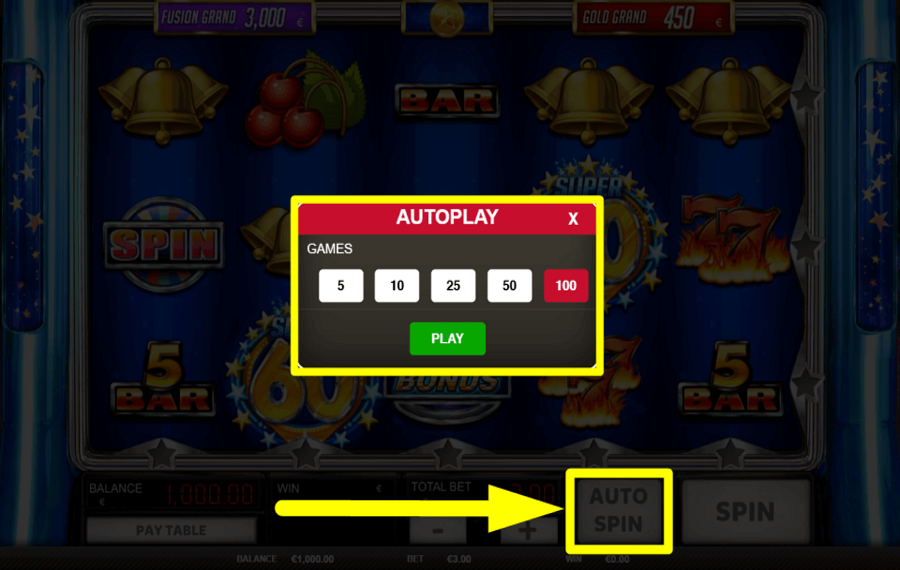 Super 60 Stars AUTOPLAY AKTIVIEREN.