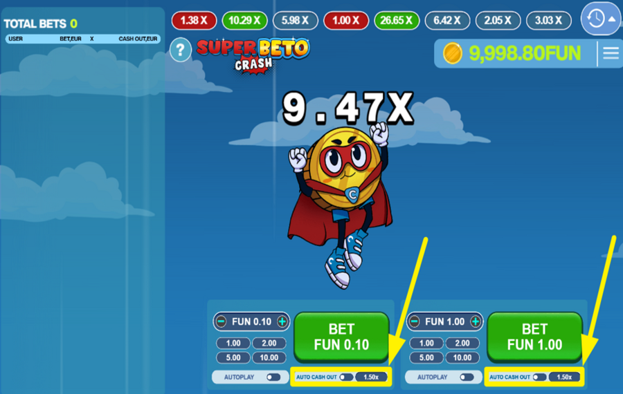 Super Beto Crash TAKE ADVANTAGE OF AUTO CASH OUT.