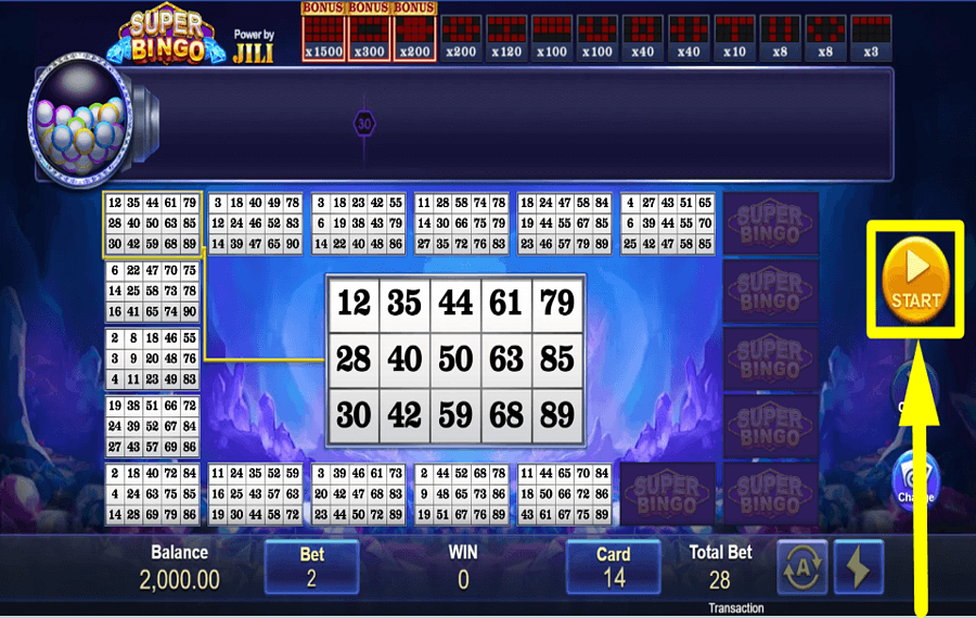 Super Bingo È ORA DI GIOCARE D'AZZARDO.