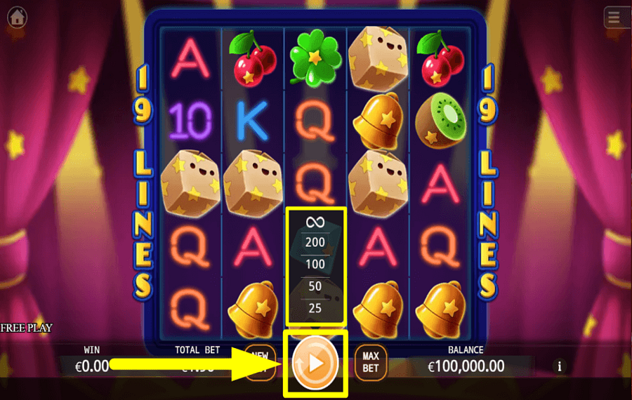 Super Box SPIN AUTOMATICALLY.