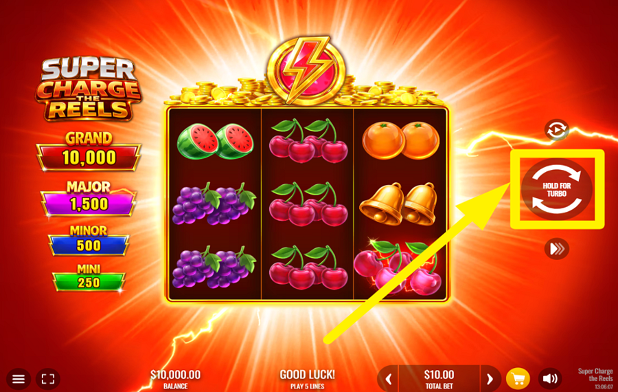 Super Charge the Reels КРУТИСЬ РАДИ УСПЕХА!
