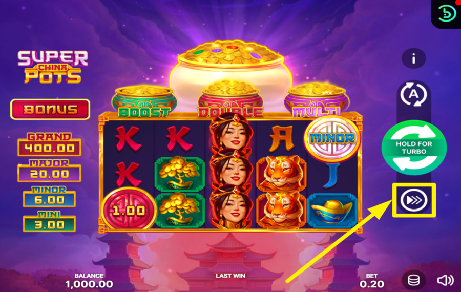 Super China Pots Hold and Win JOUER LE JEU.