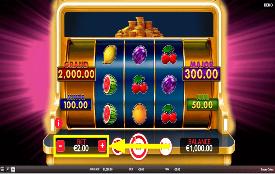 Super Coins DÉTERMINEZ LES ENJEUX.