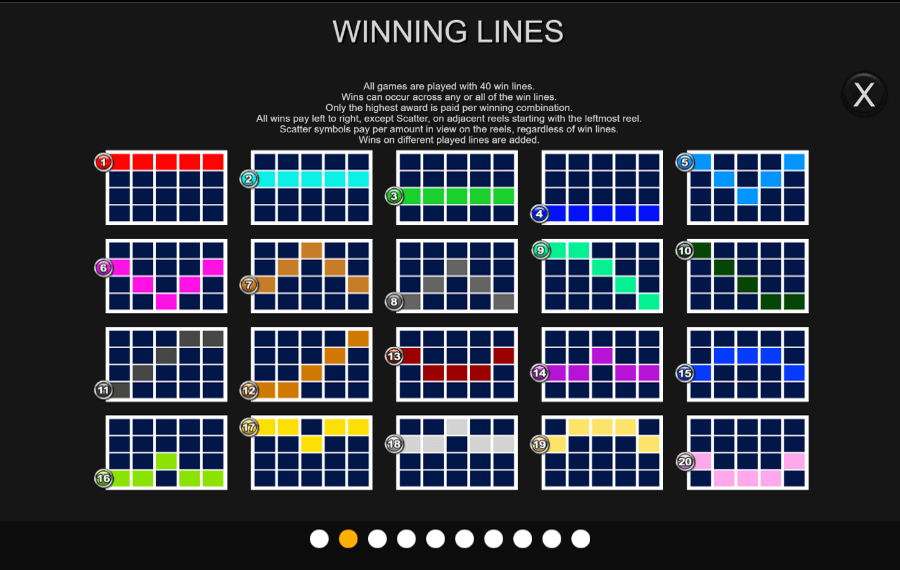 Super Fire 7s Choose the paylines. 