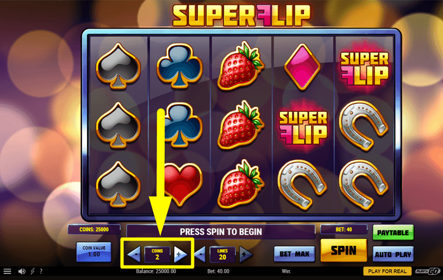 Super Flip ALTER NUMBER OF COINS.