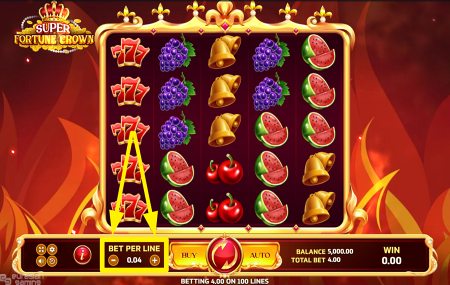 Super Fortune Crown PLACE YOUR BET.