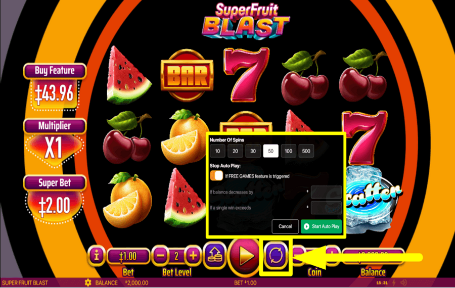 Super Fruit Blast РАЗРЕШИТЬ АВТОВОСПРОИЗВЕДЕНИЕ.
