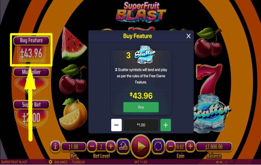 Super Fruit Blast ПРИОБРЕТАЙТЕ ДОПОЛНИТЕЛЬНЫЕ ИГРЫ.
