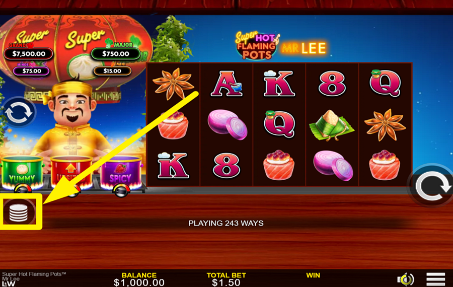 Super Hot Flaming Pots Mr Lee PLACE YOUR BET.