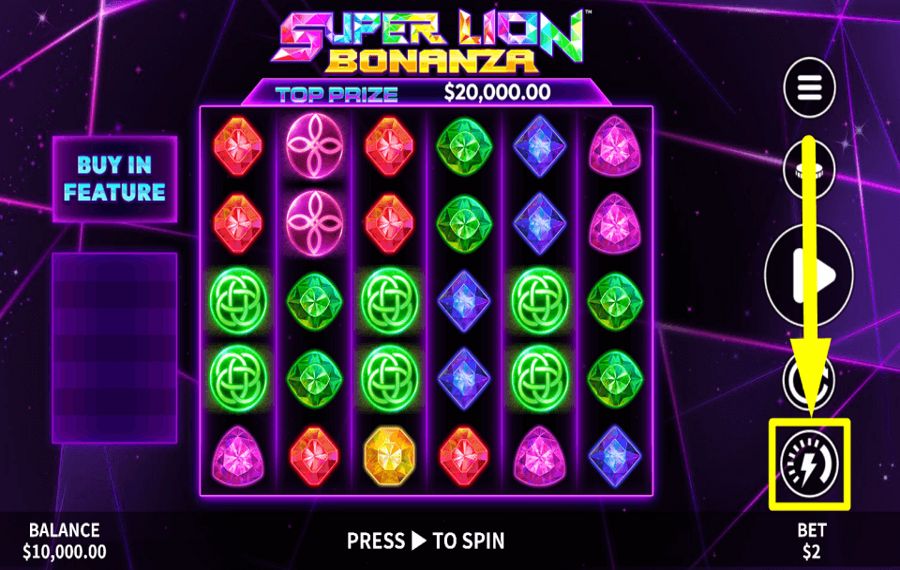 Super Lion Bonanza No PJP SPEED UP THE GAME.