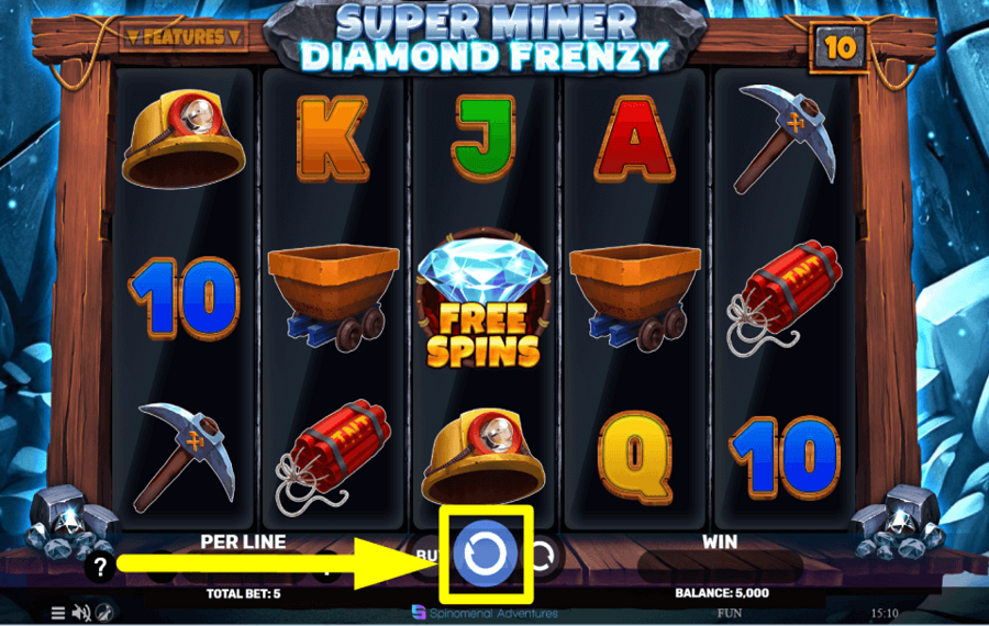 Super Miner Diamond Frenzy DAR UNA VUELTA.