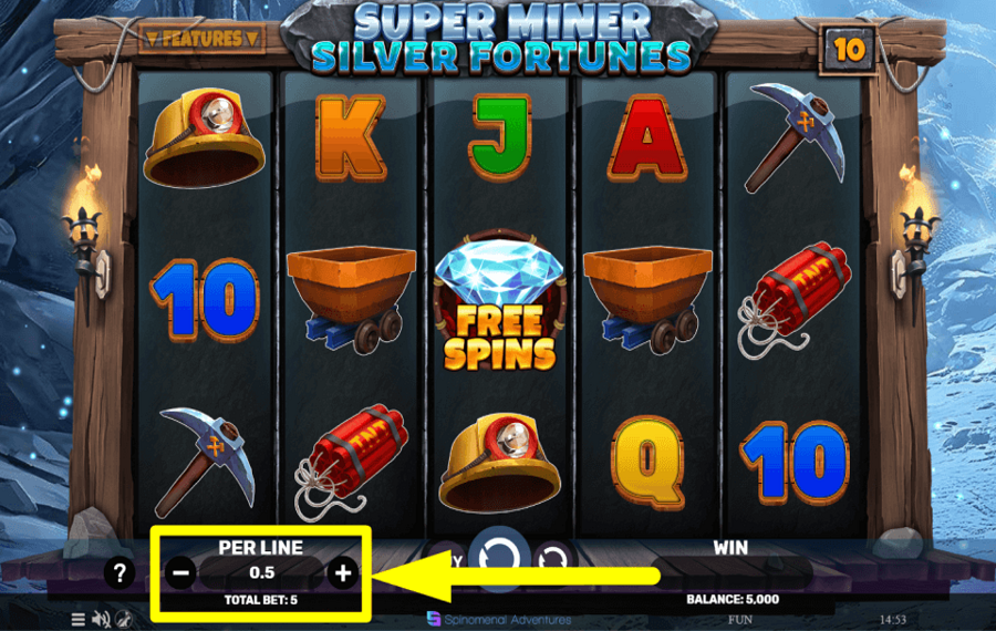 Super Miner Silver Fortunes JETER VOTRE PARI.