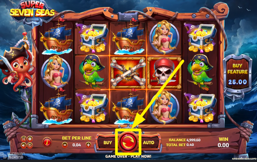 Super Seven Seas SPIN FOR VICTORY!