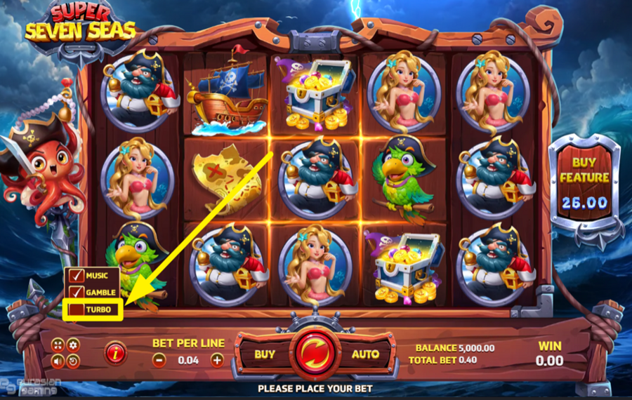 Super Seven Seas UNLEASH TURBO CHARGE.