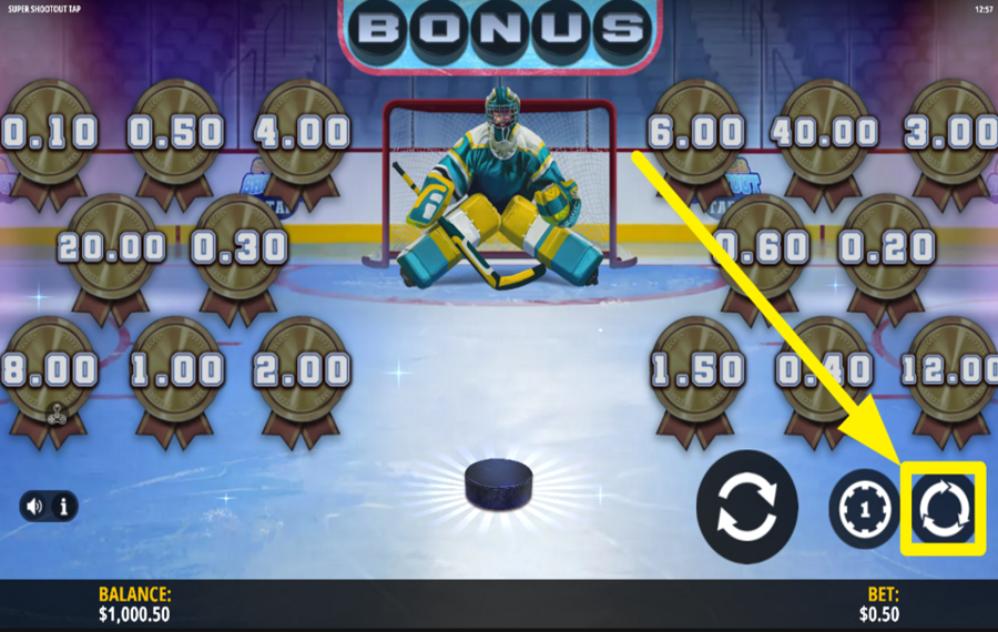 Super Shootout Tap ENABLE AUTOPLAY.