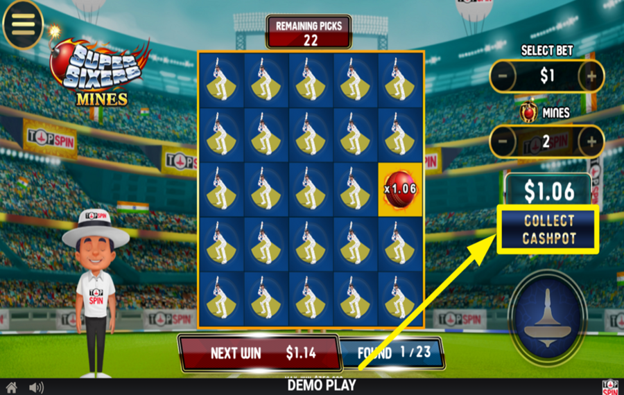 Super Sixers Mines WALK OUT WITH YOUR WINNINGS.