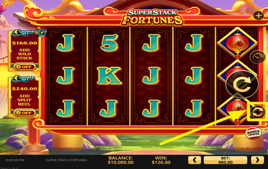 Super Stack Fortunes ВКЛЮЧИТЬ АВТОВОСПРОИЗВЕДЕНИЕ.