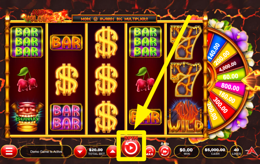 Super Volcano 7s Quick Spin SPIN FOR SUCCESS!