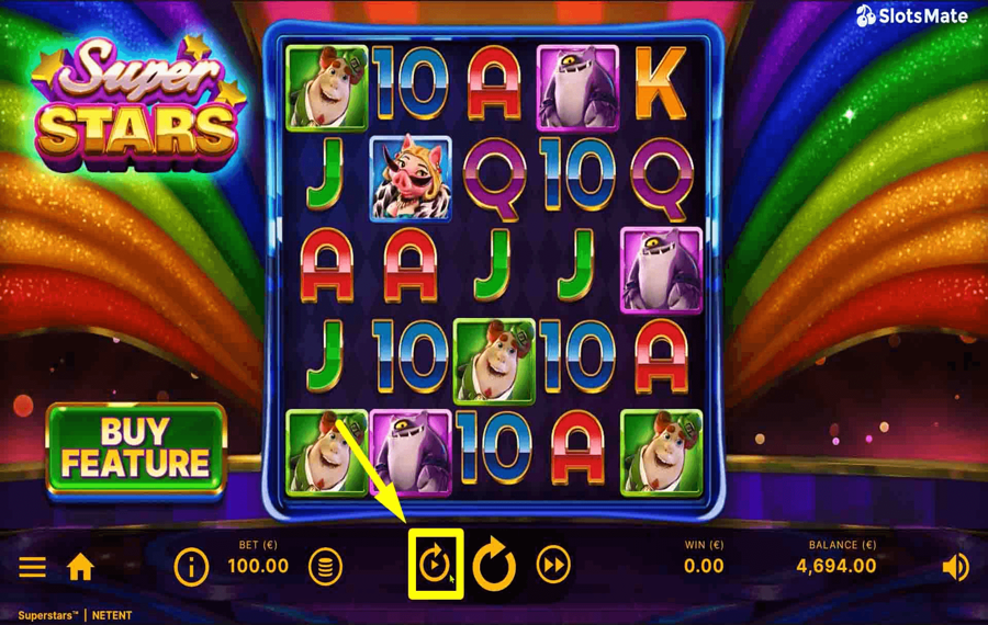 Superstars Utilizzando la funzione opzionale "Riproduzione automatica".