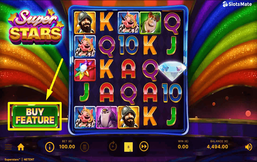 Superstars Utilizzando la funzione opzionale "Acquista". 