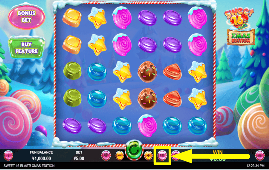 Sweet 16 Blast Christmas Edition STAKE MORE COINS.