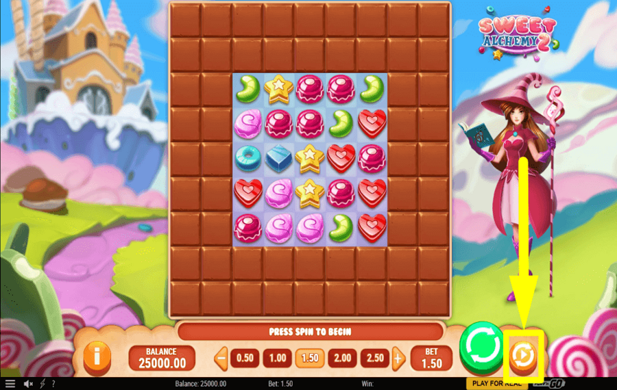 Sweet Alchemy 2 AUTOMATISCH DREHEN.