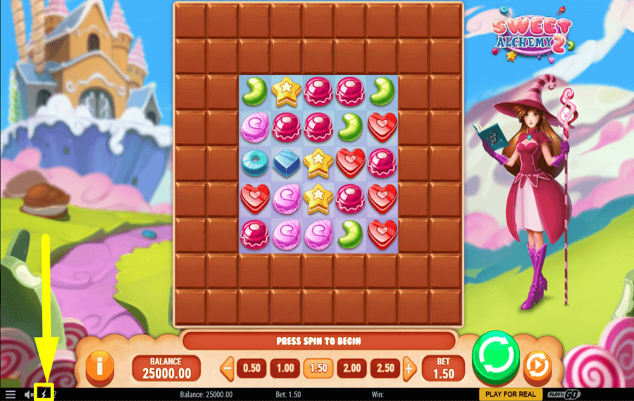 Sweet Alchemy 2 BESCHLEUNIGEN SIE DAS SPIEL.