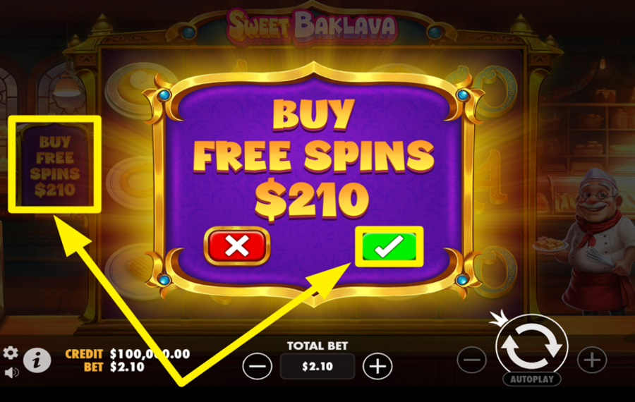 Sweet Baklava UNLOCK BONUS SPINS.